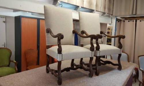Remise en état chaise par l'atelier artisanal 