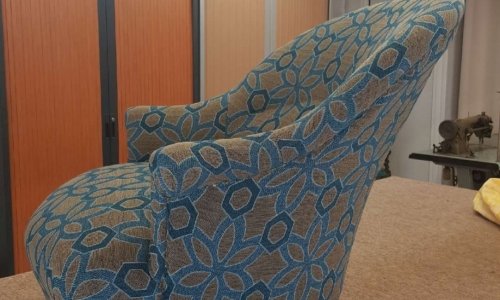 réfection fauteuil Montpellier vue de profil