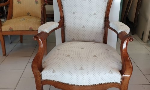 Fauteuil Louis Philippe restauré à  Lunel